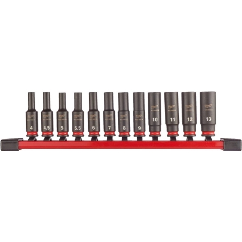 Milwaukee Accessoires ¼" | SHOCKWAVE | Slagdoppenset | (12 stuks) - 4932480453