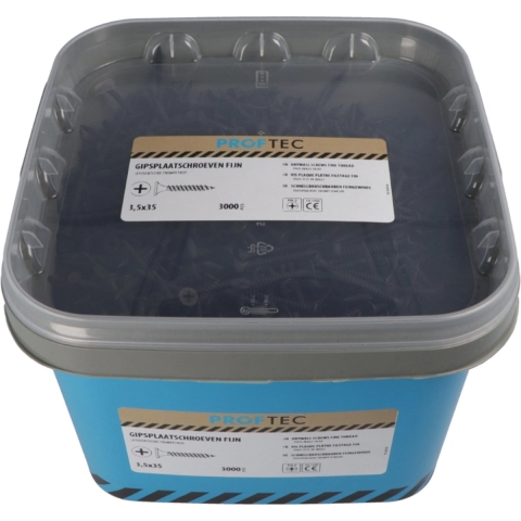 Proftec Gipsplaatschroef Gefosfateerd Fijn PH2 3.5X35 | 3000 stuks - 5289.05.17401