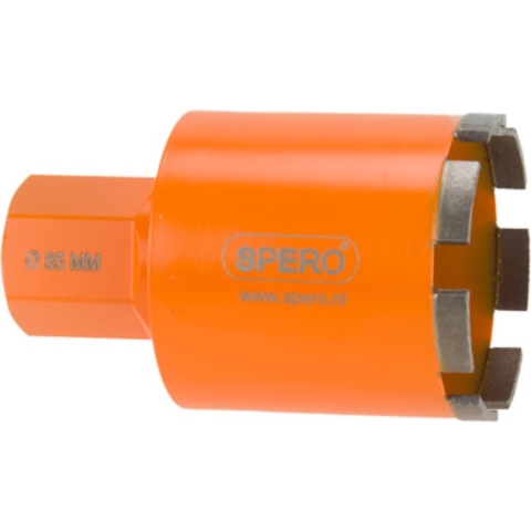 Spero Beton dozenboor | 85mm | 1 1/4UNC (F) | 7 segmenten | nat gebruik - DB85mmUNC