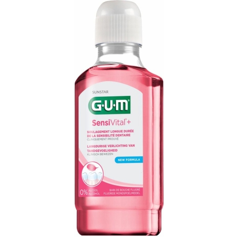 4x GUM Mondspoelmiddel Sensivital 300 ml