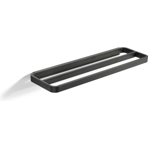 Zone Denmark Double Rim Handdoekrek - L 44 cm - Zwart