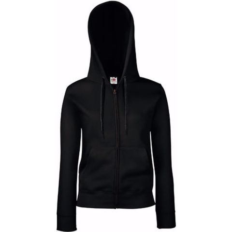 Zwart Fruit of the Loom vest voor dames S -