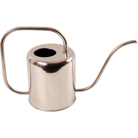 Esschert Design Gieter - retro look - RVS - 1,5 liter - 37,9 cm -