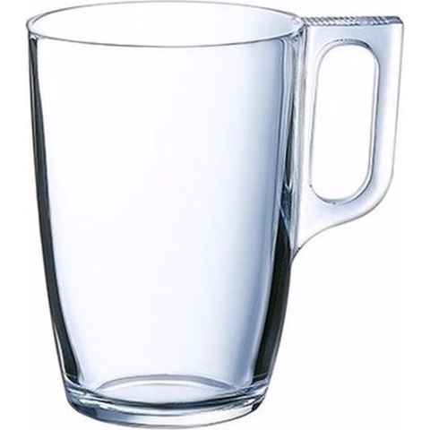 Thee glas/thee beker Kenstington - 8x - transparant - glas - 320 ml -