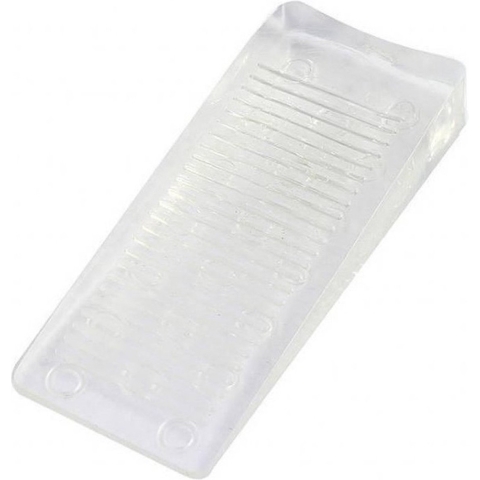 Benson Deurwig - 6x - flexibel rubber - 21 mm - stopper - transparant - deurstop -