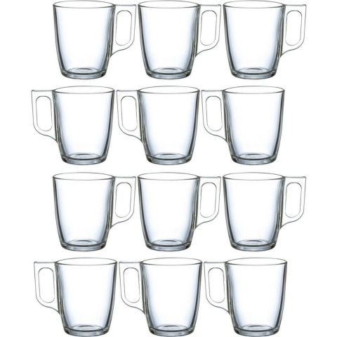 Luminarc Theeglazen / koffieglazen - 12x stuks - glas - 250 ml -