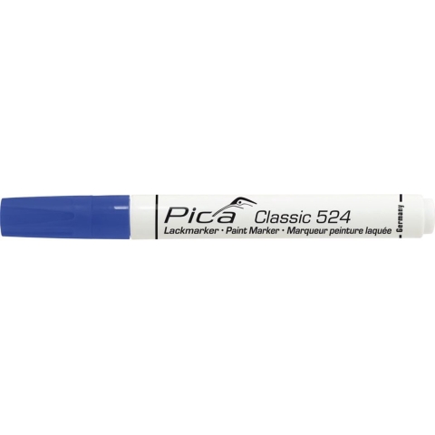 Pica 524/41 Lakmarker | 2-4mm | Ronde tip | Blauw | 10 stuks - PI52441