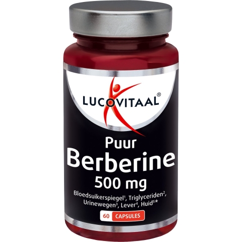 2+2 gratis: Lucovitaal Berberine Puur 500 mg 60 capsules