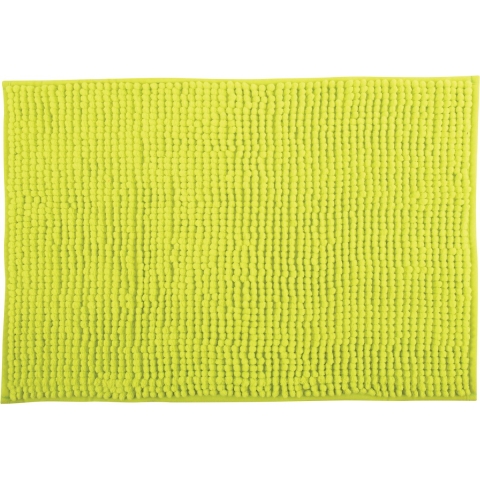 MSV Badkamerkleed|badmat voor op de vloer - appelgroen - 60 x 90 cm