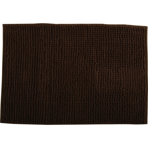 MSV Badkamerkleed|badmat voor op de vloer - bruin - 60 x 90 cm