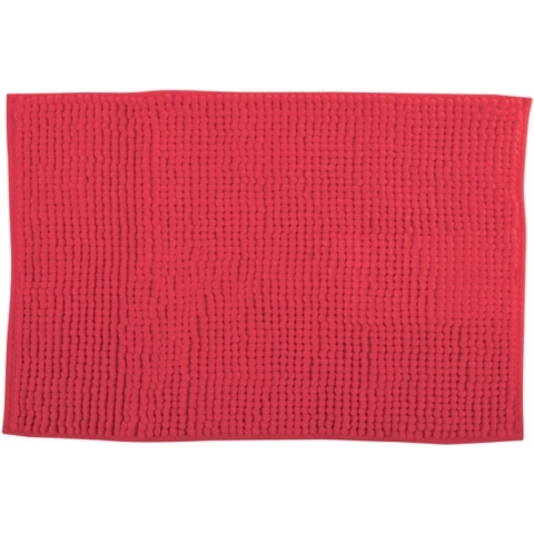 MSV Badkamerkleed|badmat voor op de vloer - rood - 60 x 90 cm