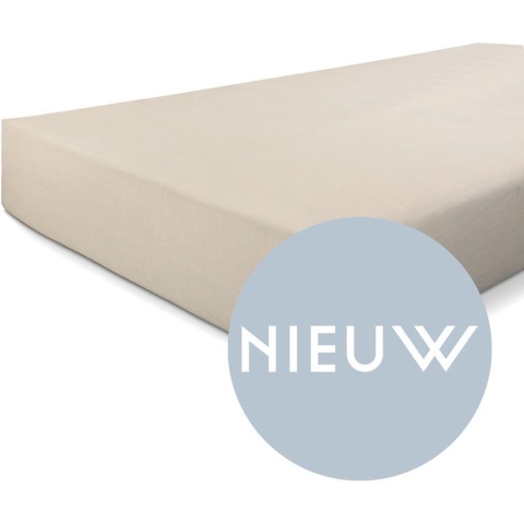 Walra - Hoeslaken Jersey Stretch - 140x200|210 - Zand