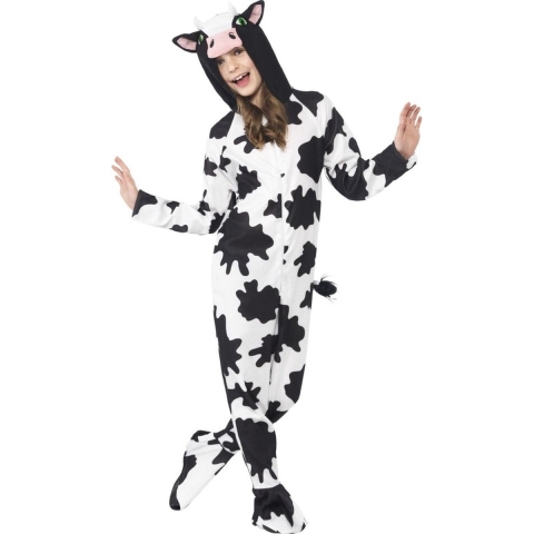 Onesie koe voor kids 115-128 (4-6 jaar) -