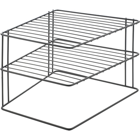Metaltex Palio Bordenrek 25x25x19 cm Zwart