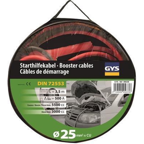 Gys Startkabels met geïsoleerde klemmen, 500 Ah - 5193056336