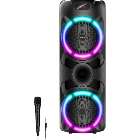 Denver BPS-459 Bluetooth luidspreker AUX, USB, SD Zwart