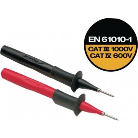 Fluke TP220-1 Veiligheids-testpuntenset Steekaansluiting 4 mm CAT II 1000 V Zwart, Rood 1 stuk(s)
