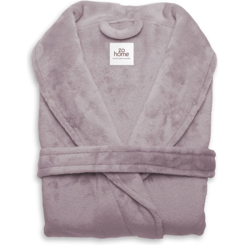 Zo Home Flanel Fleece Badjas Cara - pale pink - XL