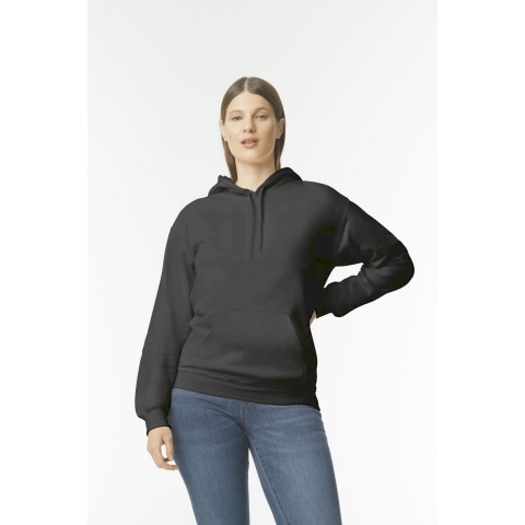 Gildan GSF500 Softstyle® Midweight Sweat Adult Hoodie - Black - L