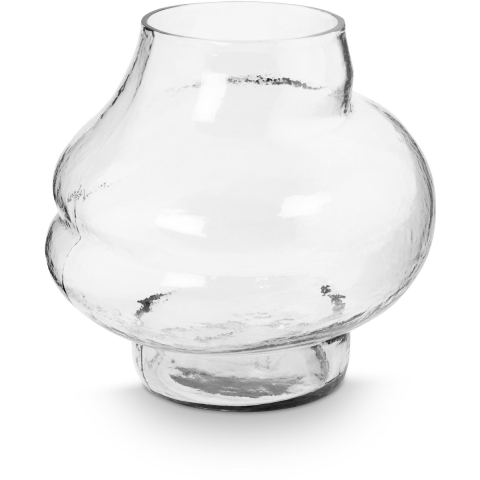 vtwonen - Bloemenvaas - Woonaccessoires - Glazen vaas - 27x25cm