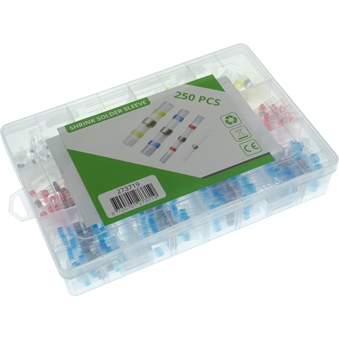 Krimpkous soldeer connector 0.25-6mm set 250 delig - 4143124