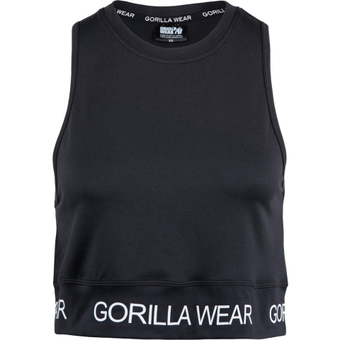 Gorilla Wear Colby Cropped Tank Top - Zwart - M