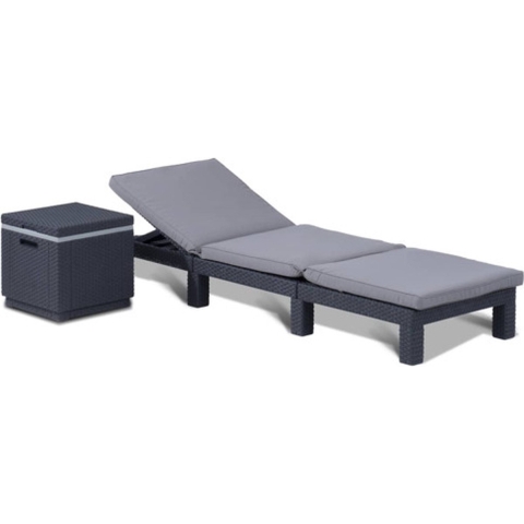 Allibert Ligbed Daytona grafiet 213720