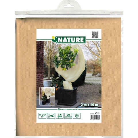 Nature Winterhoes 60 g|m² 2x10 m beige