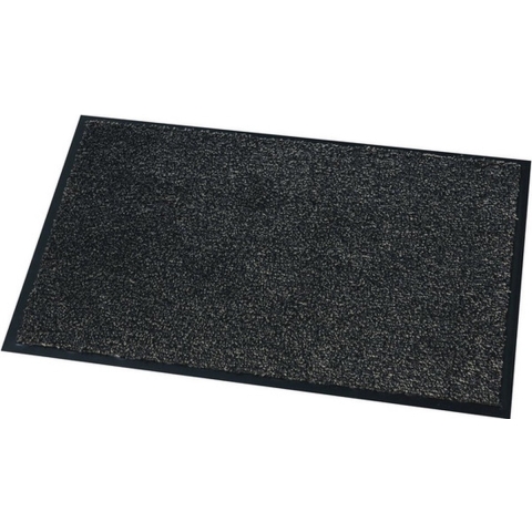 Deurmat - droogloopmat - antraciet grijs - 60 x 80 cm - Inloopmat - binnen -