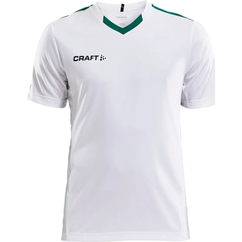 Craft 1905561 Progress Contrast Jersey M - White/Team Green - M