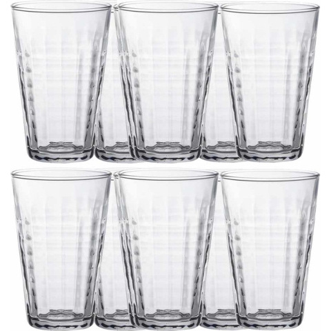 12x Longdrink glazen transparant 330 ml Prisme -