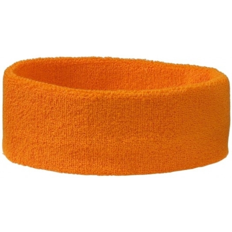 10x Hoofd zweetbandje oranje -