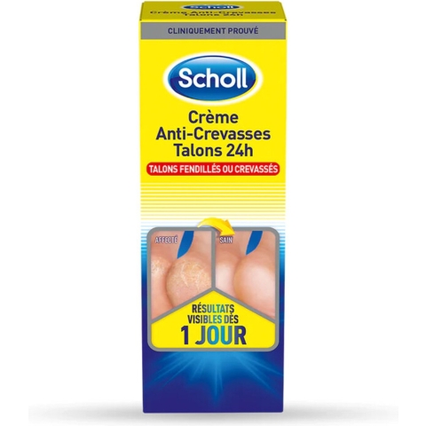 3x Scholl Herstellende Creme Hielkloven K+ 60 ml