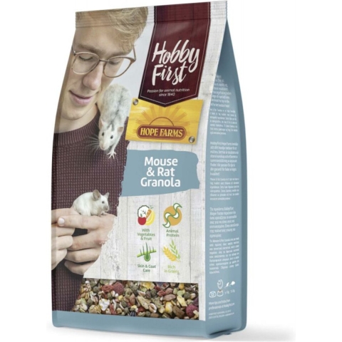 6x HobbyFirst Hope Farms Muis&Rat Granola 800 gr