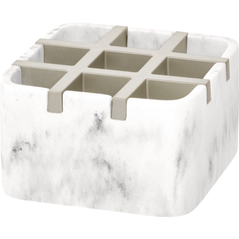 iDesign - Make-up Organizer, Lipstickhouder, 9 Verdeelvakken, Kunststo