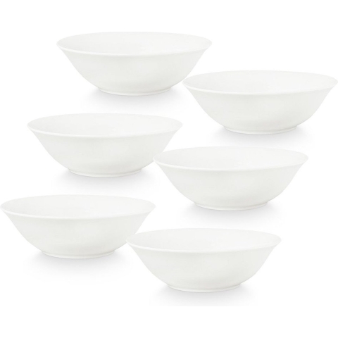 vtwonen - Pasta kommen - Kommen - Wit - 20cm - Set van 6 soepkommen