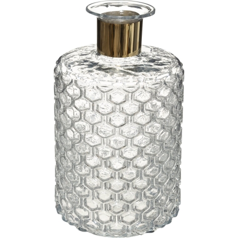 Atmosphera vaas Fles - transparant - glas - H26 x D15 cm