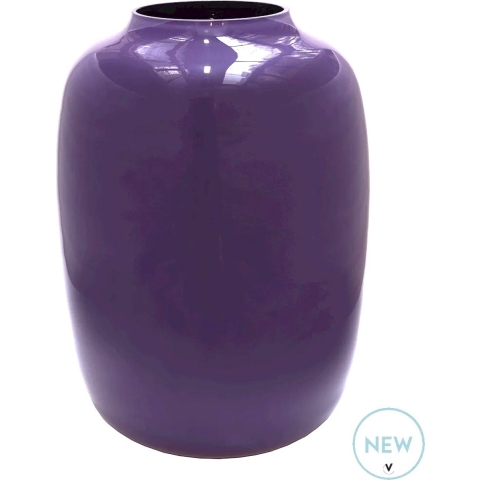 Vase The World Artic M purple Ø25 x H35 cm