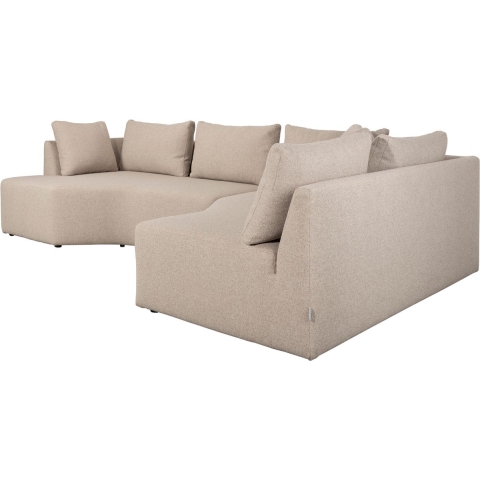 Zuiver Prosper Hoekbank Rechts Cappuccino| Beige