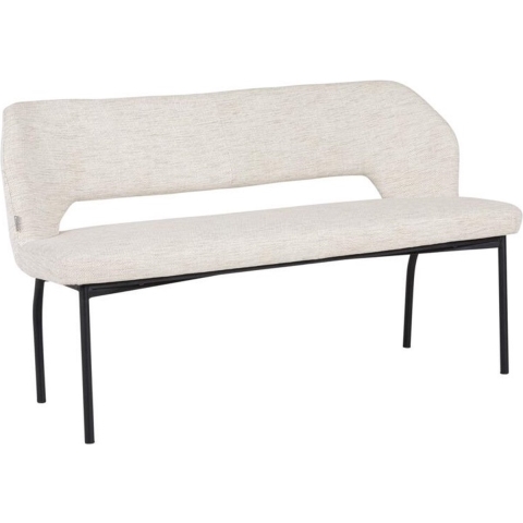 MUST Living Bench Bloom 190,86x190x57 cm, bouclé natural