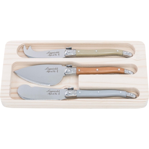 Laguiole Style de Vie Kaasmessenset Treasure 3 Stuks