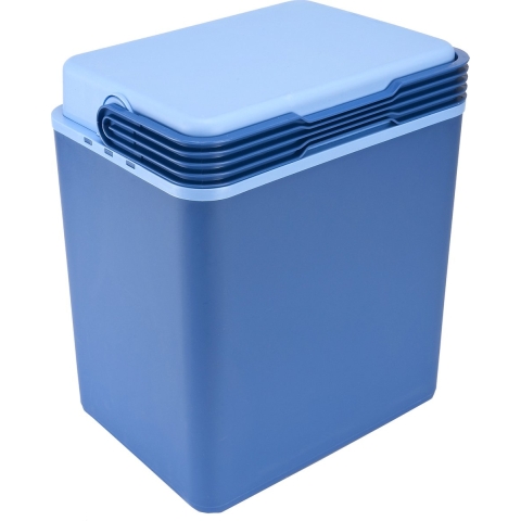Grote koelbox van 32 liter - 40 x 30 x 45 cm - donkerblauw -