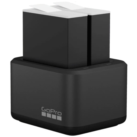 Gopro Dual Battery Charger +2x Enduro Batt For HERO12,11,10,9