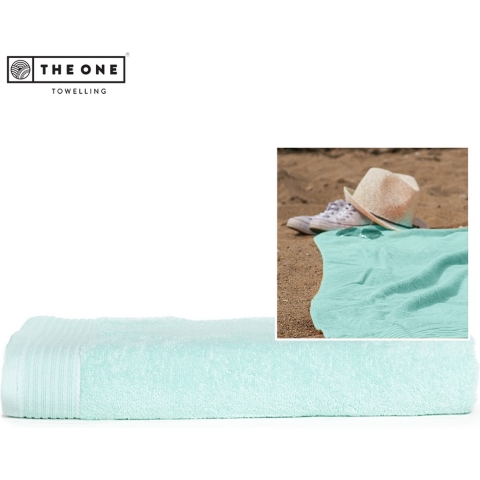 The One Towelling TH1000 Classic Beach Towel - Mint - 100 x 180 cm