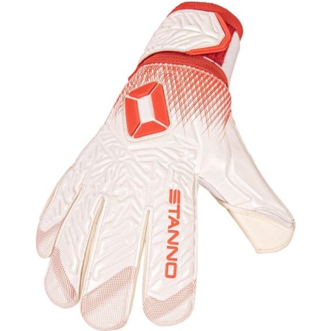 Stanno 480250 Ultimate Grip JR III Goalkeeper Gloves - White-Red - 4
