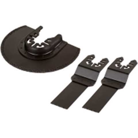 Wolfcraft Hulpstukkenset | Voor trilzagen | Hout/metaal | 1 set - 3992000