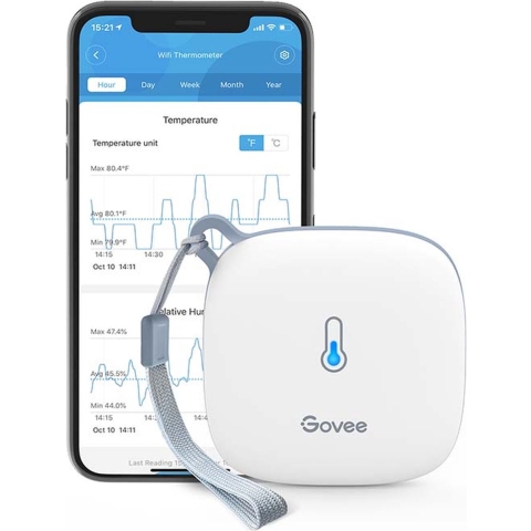 Govee WiFi Thermometer Hygrometer Draadloze thermo- en hygrometer Wit