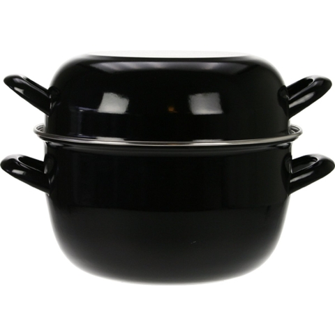 Cosy & Trendy Mosselpan - Zwart - ø 24 cm | 5 liter