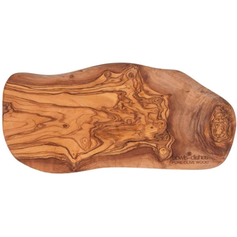 Bowls and Dishes Pure Olive Wood Tapasplank 40 x 45 cm