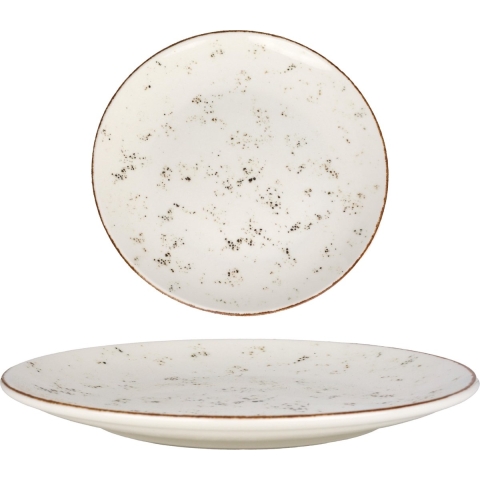 Bonna Gebaksbord - Grain - Porselein - 21 cm - set van 6
